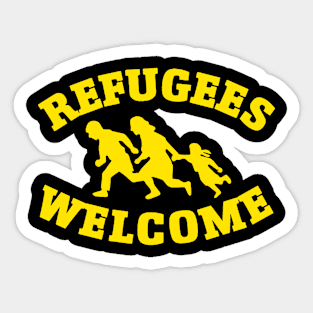 Refugees Welcome Sticker